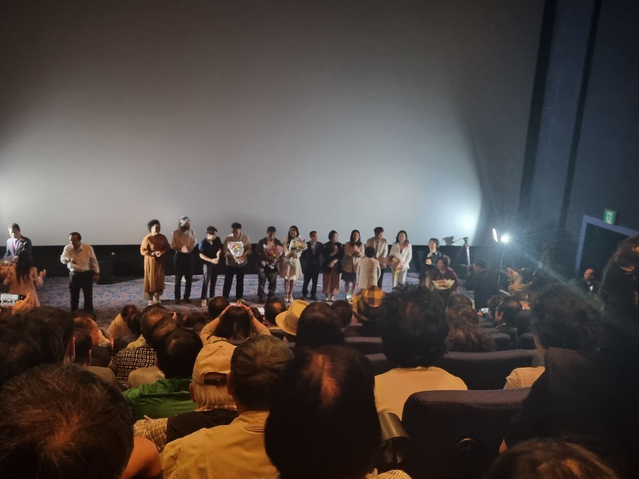 북한 인권 영화 '도토리', 서울 대한극장에서 시사회 진행
