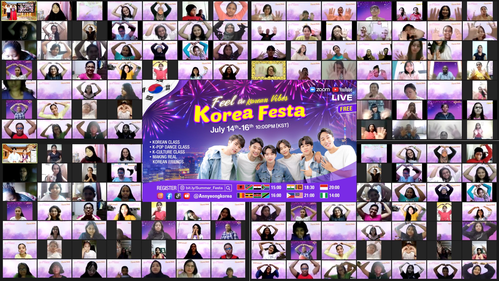 전 세계 41개국 2만 1646명 함께한 'Korea Festa' 랜선 축제 성황리에 개최