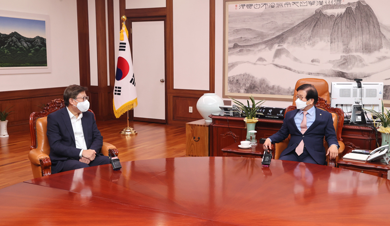 박병석 국회의장, “2030 부산월드엑스포 유치·성공 위해 노력하겠다”